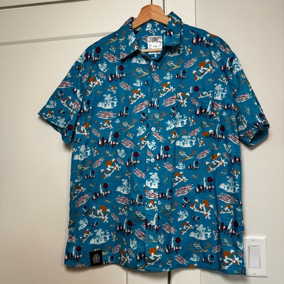 RSI “Ports of Stanton “ XL button down shirt. 100% cotton - Picture 1 of 9